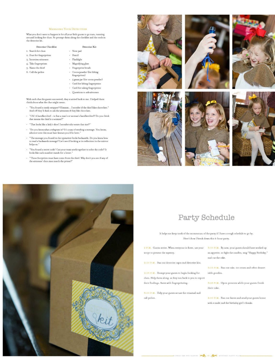 Mystery Birthday Party Plan INSTANT DOWNLOAD - The Party Teacher