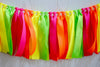 Neon Party Ribbon Bunting - FREE Shipping - The Party Teacher