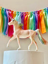 Pastel Rainbow Ribbon Bunting - FREE Shipping - The Party Teacher