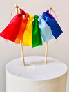 Rainbow Ribbon Cake Topper - The Party Teacher