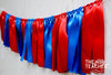 Red Royal Blue Ribbon Bunting - FREE Shipping - The Party Teacher