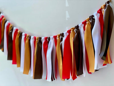 Sock Monkey Ribbon Bunting - FREE Shipping - The Party Teacher