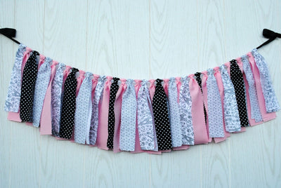 Springtime in Paris Fabric Bunting - FREE Shipping - The Party Teacher