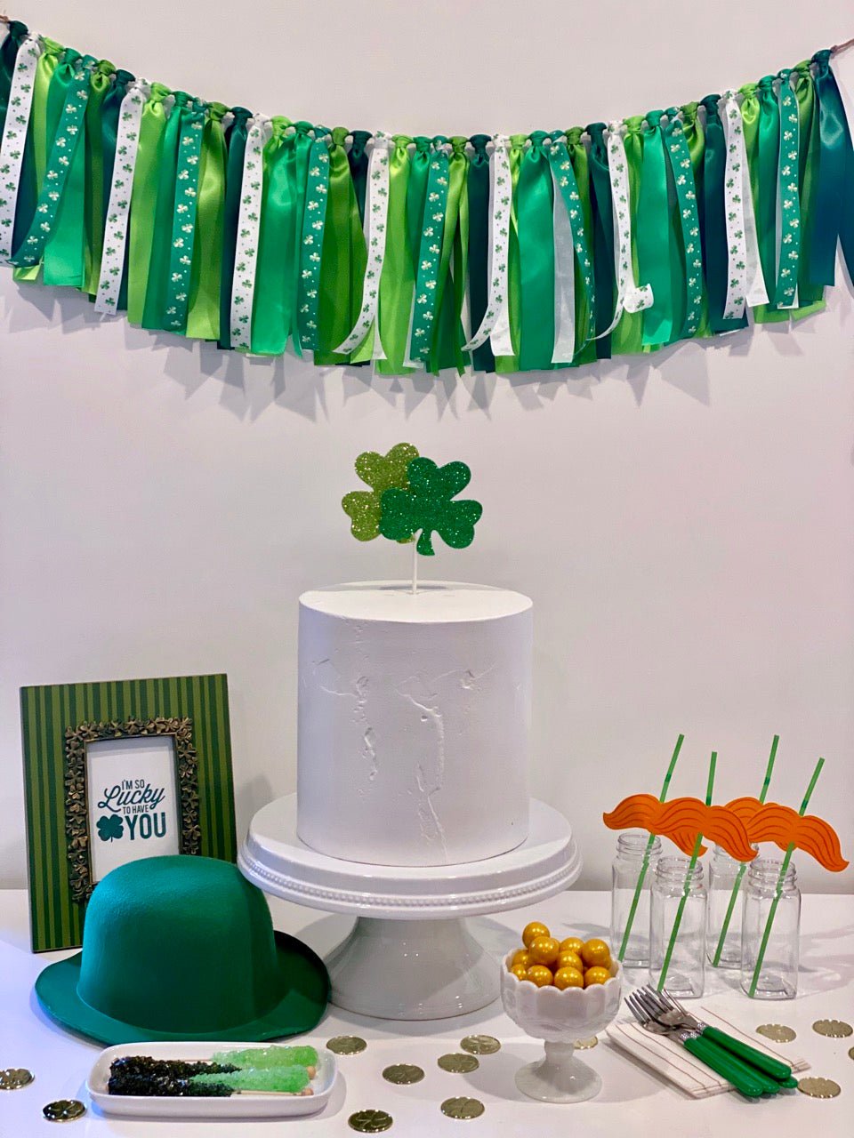 St Patrick's Day Ribbon Bunting - FREE Shipping - The Party Teacher