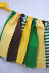 Tractor Fabric Bunting - FREE Shipping - The Party Teacher