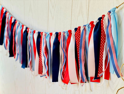 USA Ribbon Bunting - FREE Shipping - The Party Teacher