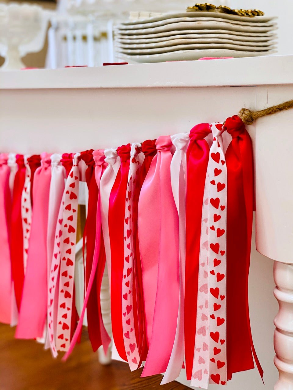 Valentine's Ribbon Bunting – The Party Teacher