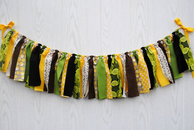 Wild One Fabric Bunting - FREE Shipping - The Party Teacher